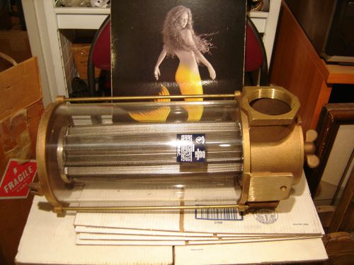 New groco sd 3000 raw water strainer 3&#034; intake usa made 260gpm