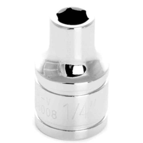 Performance tool w38008 socket socket-3/8'' dr 6pt std. 1/4''