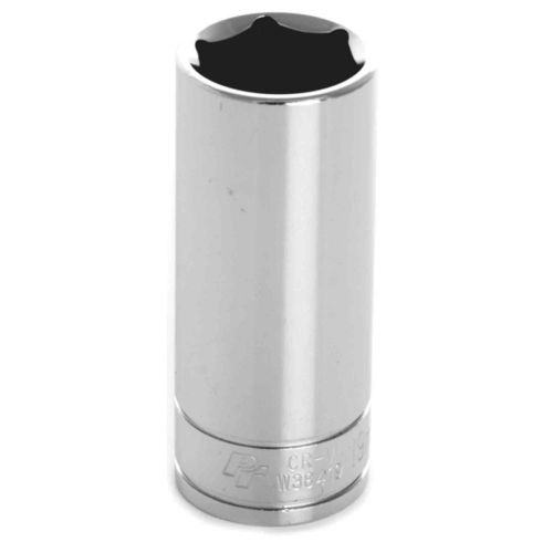 Performance tool w38419 socket socket-3/8'' dr 6pt deep 19mm