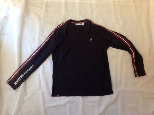 Bmw motorsport men's longsleeve shirt navy blue medium
