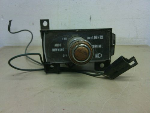 1981 - 1986 cadillac biarritz  headlight switch auto dim, sentinel  oem