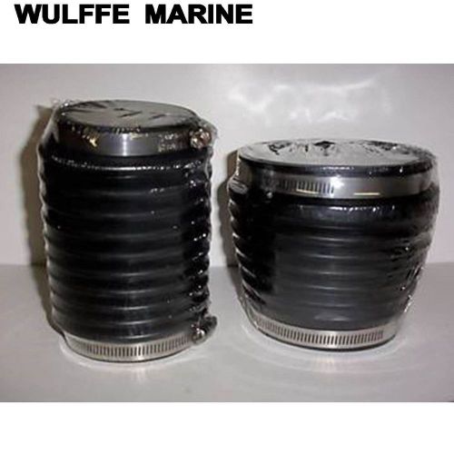 Exhaust &amp; u-joint (d/shft) bellows set volvo penta 876294 876631 18-2744 18-2758