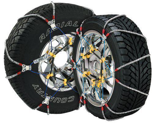 Snow chain super z6 sz447 cable chain for pickups & suvs - set of 2
