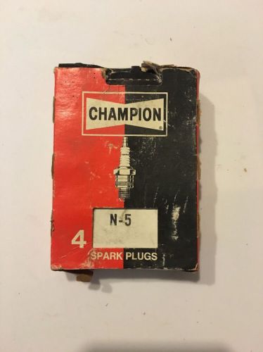 Champion small engine spark plug n5 spark plug(s) - vintage old stock