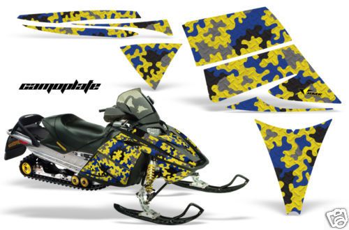Skidoo rev snowmobile sled graphics wrap ski sticker cy