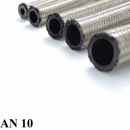 1 meter an 10 stainless steel hose fuel hose double braided fuel line 1500 psi