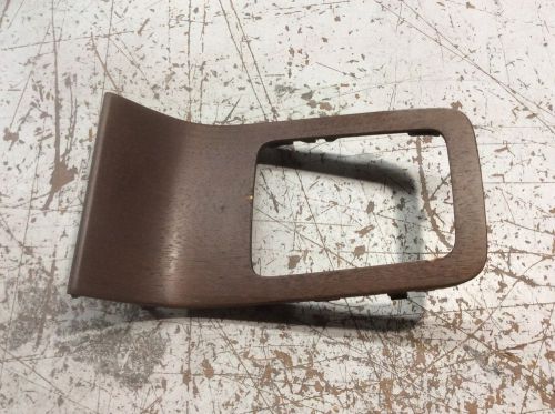 07-11 volvo s80 center console wood grain shifter trim bezel oem t