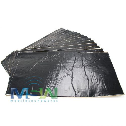 Hushmat® 10330 black ultra car cargo trunk kit sound dampening material 31 sq ft