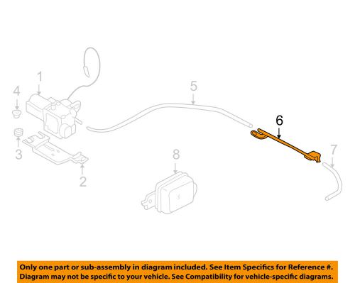 Mitsubishi oem 00-05 eclipse 3.0l-v6 cruise control system-tube mr405894
