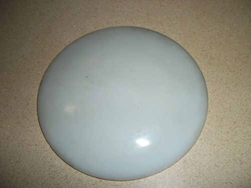 Vintage milk glass old 4-1/2" cowl lens large light lamp auto car truck antique