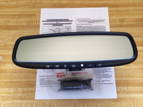 2012 -14.5 camry gentex homelink 4 autodim mirror custom mirror kit