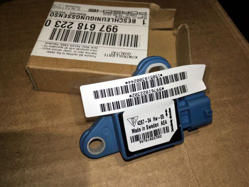 08 porsche cayman s 987 -  acceleration sensor airbag system - oem 99761822301