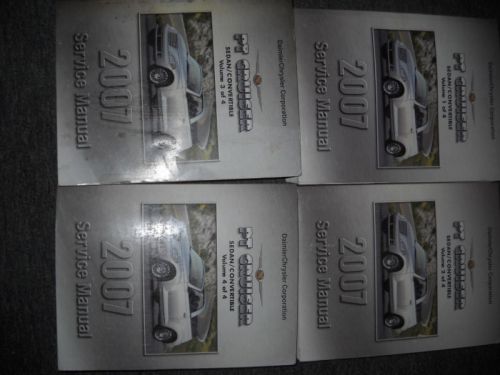 2007 chrysler mopar pt cruiser repair shop service workshop manual set oem book