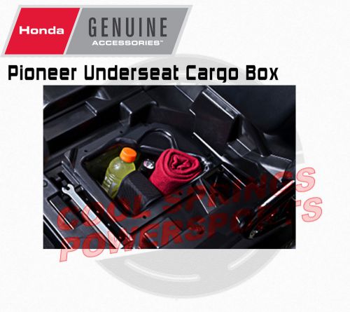Honda genuine accessories pioneer 500 underseat storage box