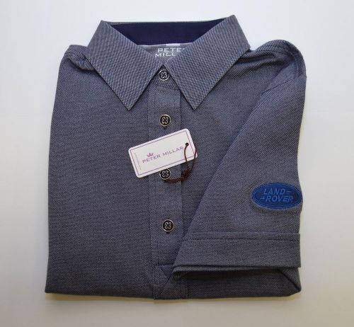 Blue polo shirt (w small) by peter millar range rover high quality great gift!