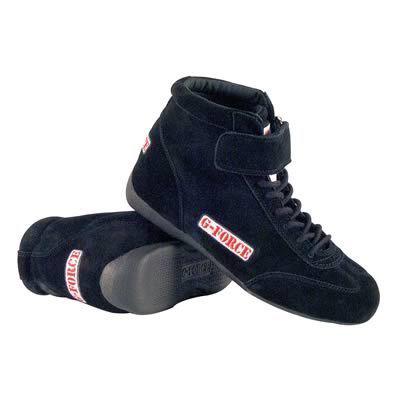 G-force racing 0235030bk driving shoes race grip mid-top black men's size 3 pair