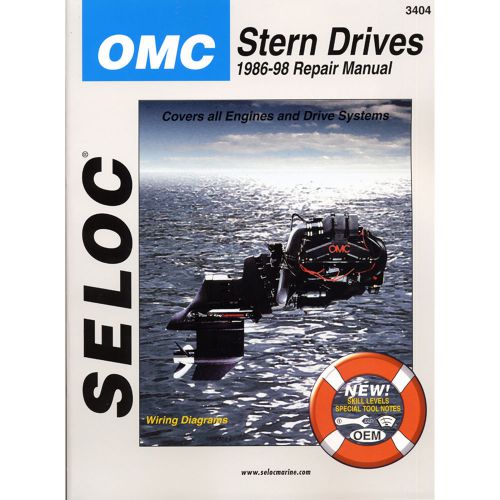 Seloc service manual - omc stern drive - 1986-98 -3404