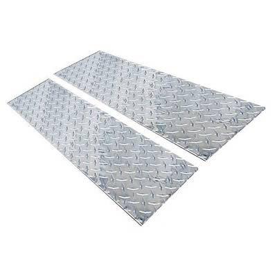 Pit pal 750 diamond plate runner 48" length 16" width aluminum polished each