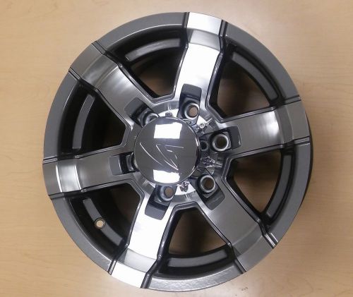 Qty 4 15x6 6-5.5 hi spec aluminum trailer wheel 581 2830lbs 581-56655g free ship