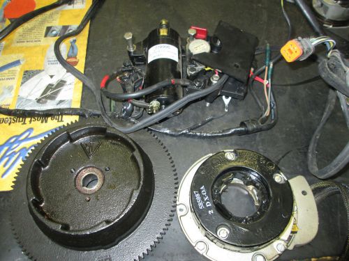 Johnson evinrude 9.9 15 2 stroke electric start kit w/ battery charging 0586398