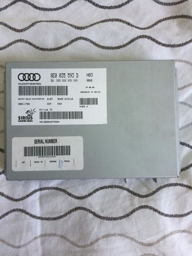 Audi vw volkswagen sirius satellite radio tuner module 8e0 035 593 d