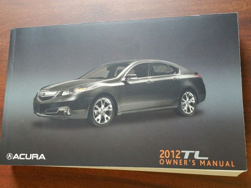 2012 acura tl owners manual guide book