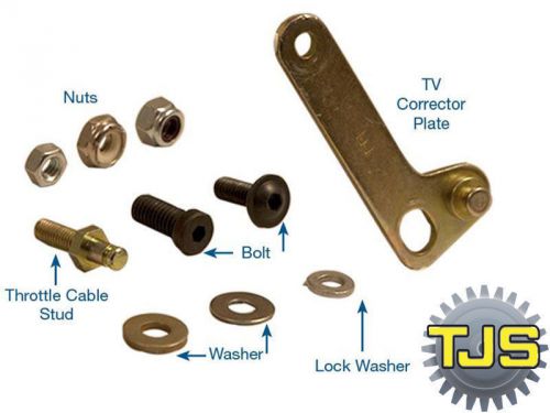 Gm thm200/200c/200-r4 sonnax tv cable corrector kit for edelbrock/carter carbs