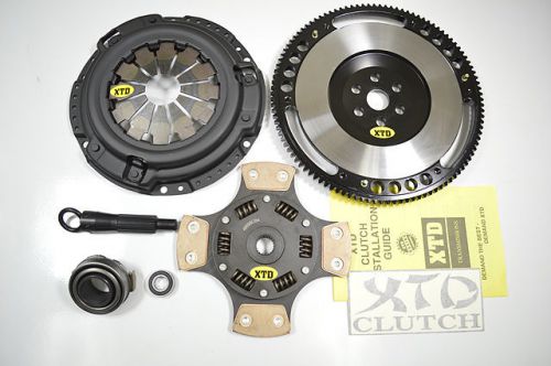 Xtd stage 5 xxtreme clutch &amp; 8lbs flywheel 89-91 civic crx *sprung*