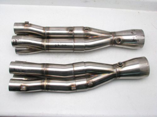 Stainless steel header exhaust  pro fab tri-y collector  2 1/8 inlet 4&#034; out #12