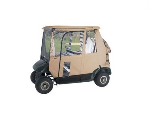 Classic accessories deluxe 3-sided golf cart enclosure rain cover 72042
