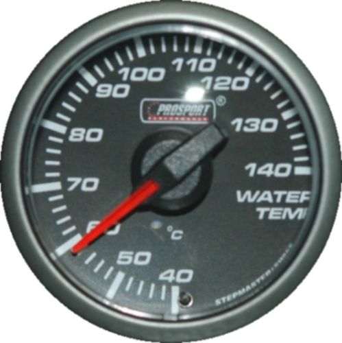 Prosport 45mm clear lens amber red led water temperature gauge celsius