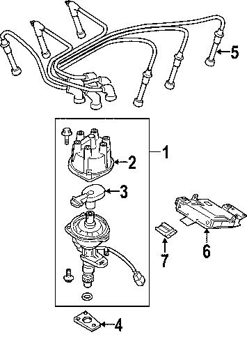 Nissan 224409z025 genuine oem cable set