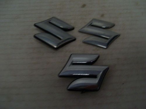 Suzuki chrome trunk logo ornament emblem