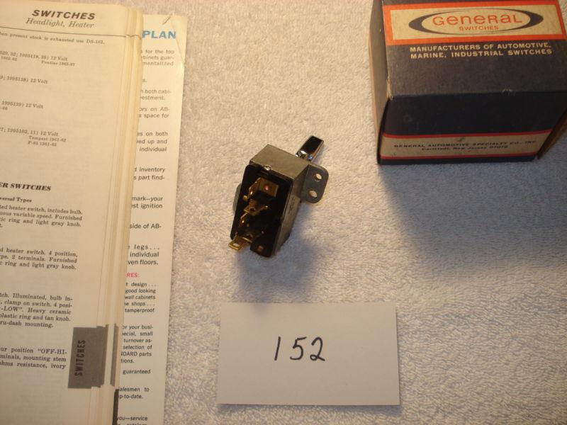 New headlight switch 1967-1968 chrysler, imperial dodge polara monaco plym  fury