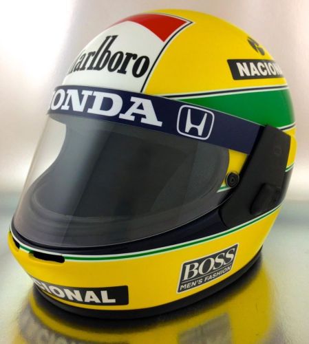 Helmet bell gt2 replica ayrton senna - japanese grand prix in 1989 - f1 mclaren