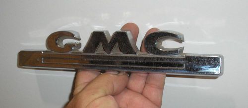 1947 48 49 50 51 52 1953 54 gmc truck hood side emblems pickup nice condition