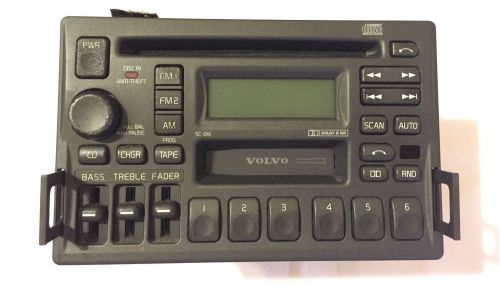Volvo sc-816 radio tuner cd cass w code 960 s70 c70 v70 850 s90 93-00 oem sc816