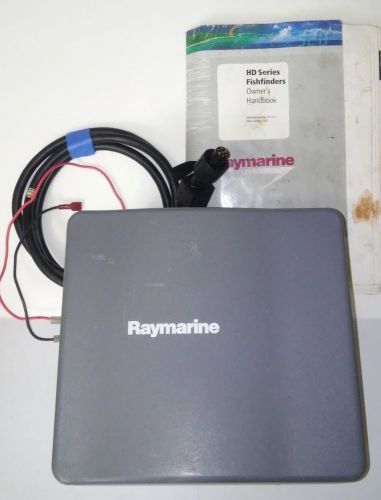 Raymarine l770 plus fishfinder with power cable, suncover and manual r69061
