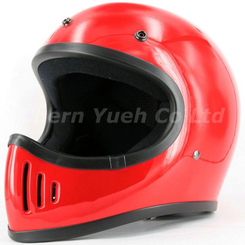 Moto 3 style blaster offroad motocross helmet full face red dot large for honda