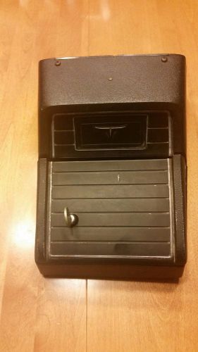 1970's ford  maverick mercury comet console with oem lock &amp; key