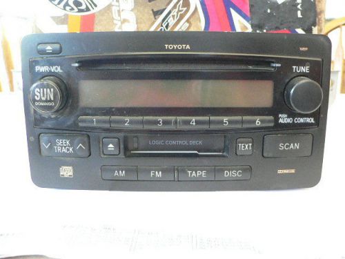 05-06 toyota tundra oem factory radio cd cassette 86120-0c060