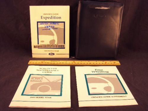 2000 00 ford expedition suv owners operator manual book ~ original with case