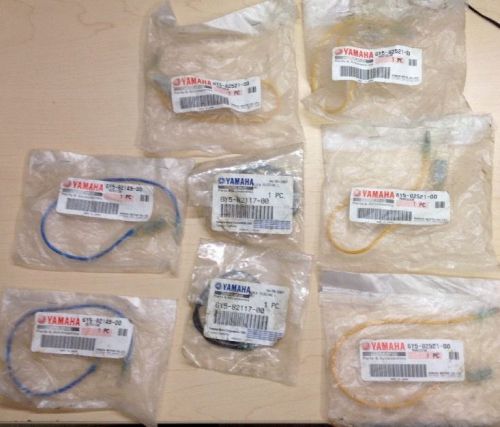 Yamaha rigging leads lot of 8. "yamaha genuine parts &amp; accessories"