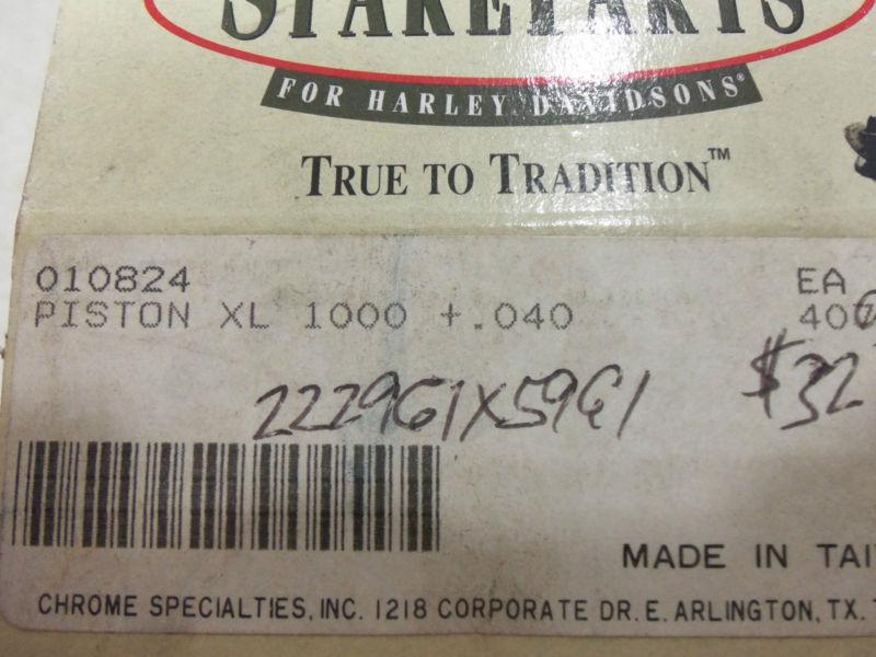 HARLEY XL1000 PISTON (1) .040, US $24.00, image 3
