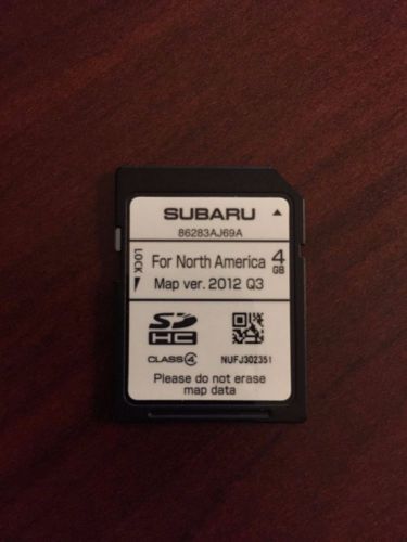 Subaru sd nav. card 86283aj69a