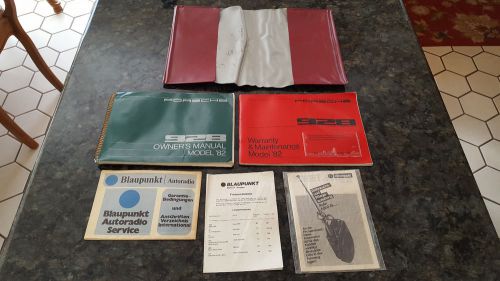 1982 porsche 928 owners drivers manual kit