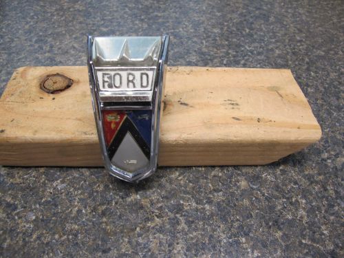 1963 falcon trunk lock ornament original fomoco very nice !!!