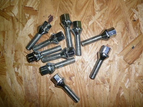 Chrome cone bolts 12x1.50 10 pcs