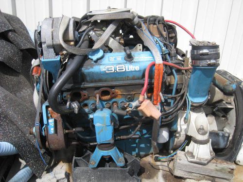 1981 used,complete omc 3.8 l. inboard motor with complete sterndrive unit.