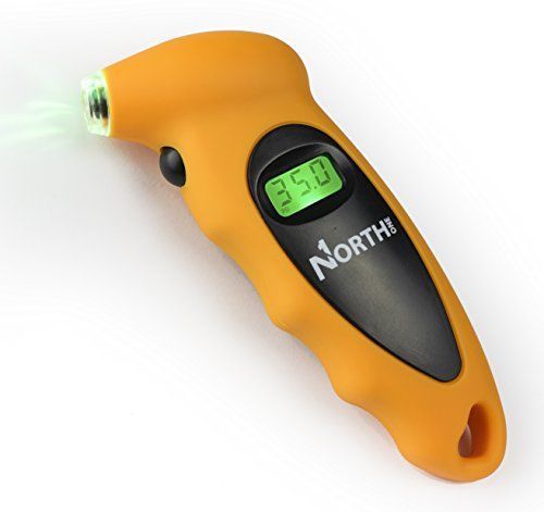 Northone(tm) digital tire pressure gauge. easy to use! bright led light, 100